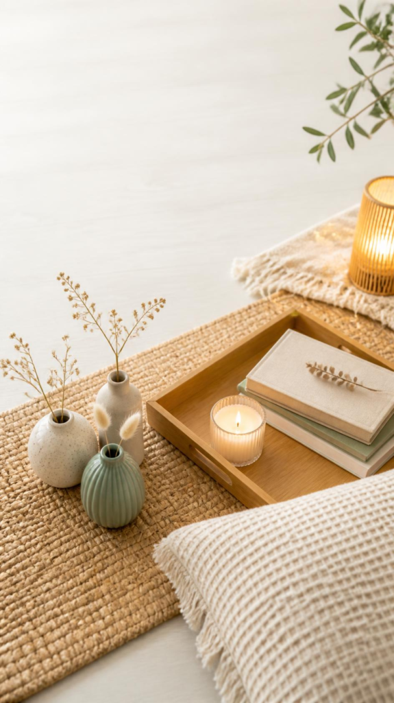 5 Budget-Friendly Home Decor Finds That Don't Look Cheap cozy home decor flat lay